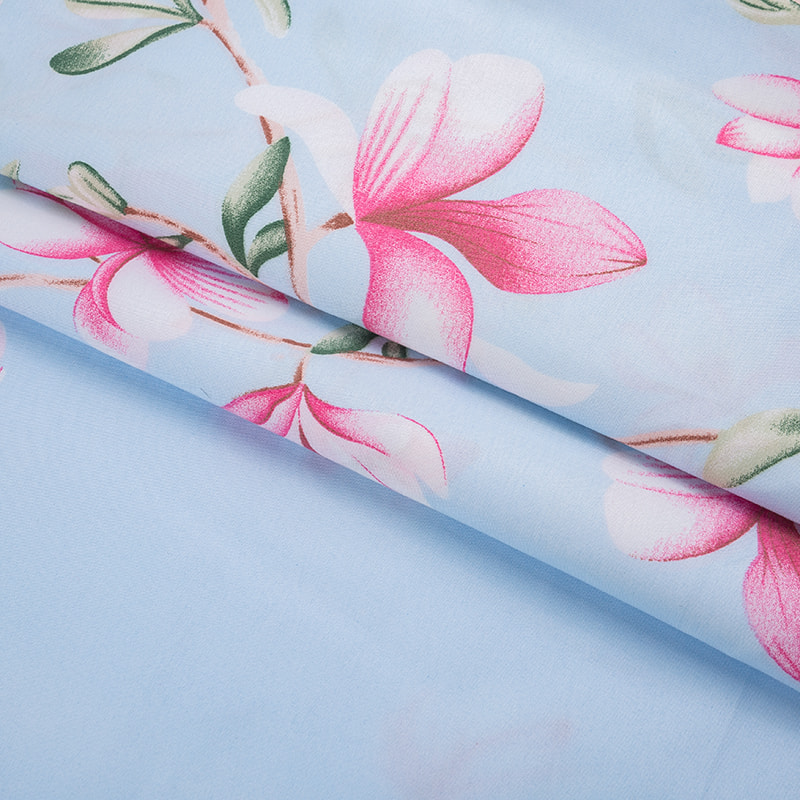 Disperse printed home textile clothing fabric