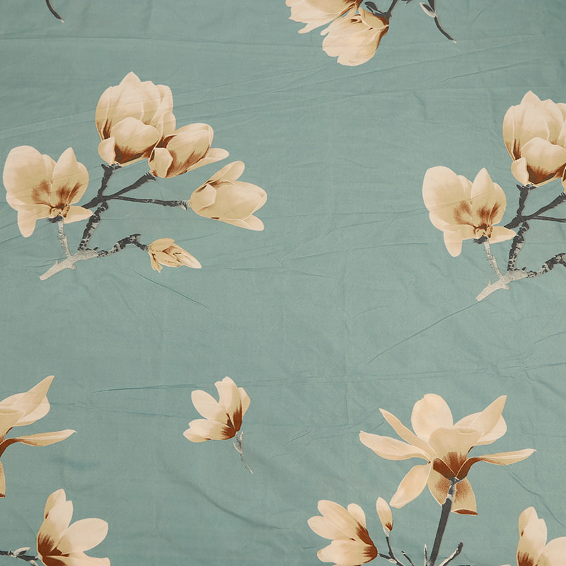 Nano printed home textile clothing fabric