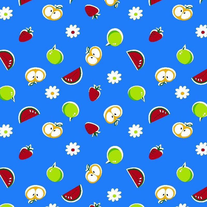 New design good quality China microfiber brushed fruit pattern fabric