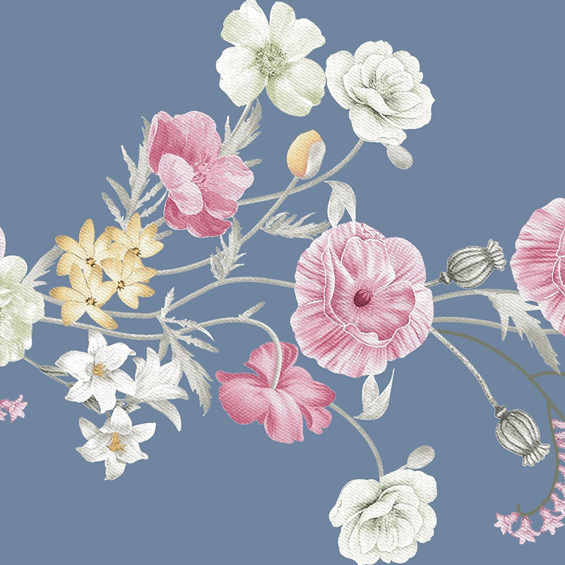 Polyester Manufacturer microfiber 3D floral printed fabric